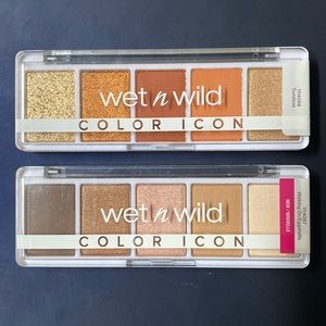 Wet n Wild 5 Pan Eyeshadow Palettes in Sundaze and Walking on Eggshells